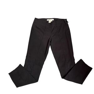 STUDIO PETITE Black stitch creased women's Peg leg pants EUC